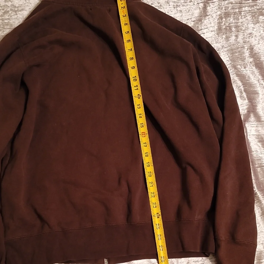 Hurley Brown Hoodie with Yellow Accents - Picture 7 of 8